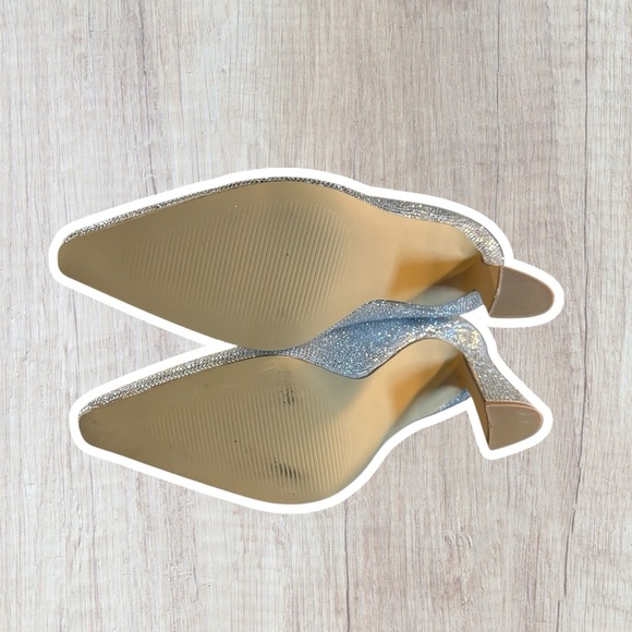 NWT Steve Madden Sparkling ‘Shayna’ Tall Boots in Silver Rhinestone Size 5 - Picture 10 of 16